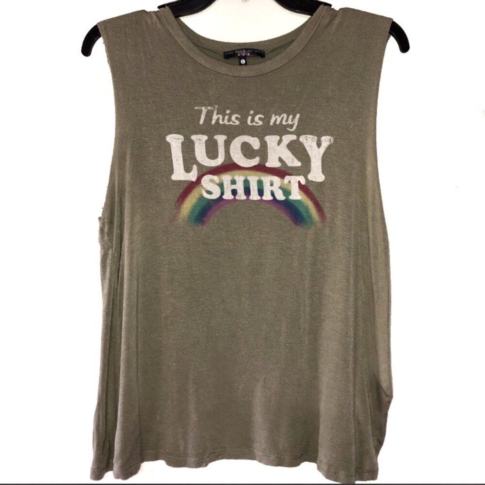 Love Peace and Lazy Days “this is my lucky shirt”